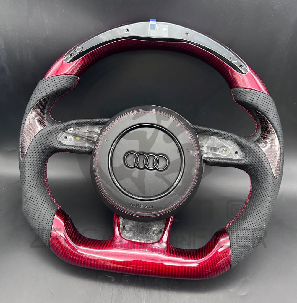 2012-2016 Audi B8.5/8V A3/S3/RS3, A4/S4/RS4, A5/S5/RS5 Carbon Fiber Steering Wheel