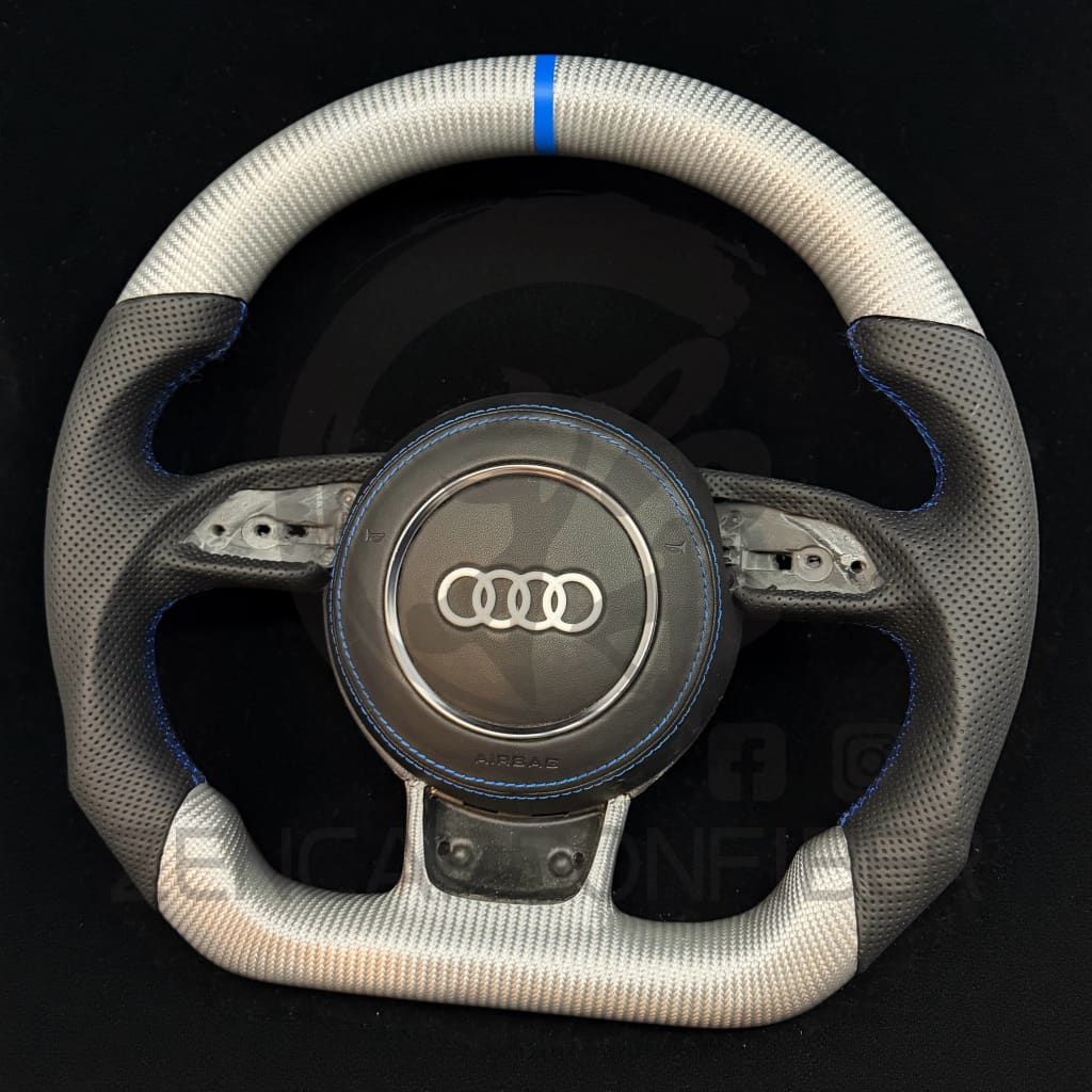 2012-2016 Audi B8.5/8V A3/S3/RS3, A4/S4/RS4, A5/S5/RS5 Carbon Fiber Steering Wheel