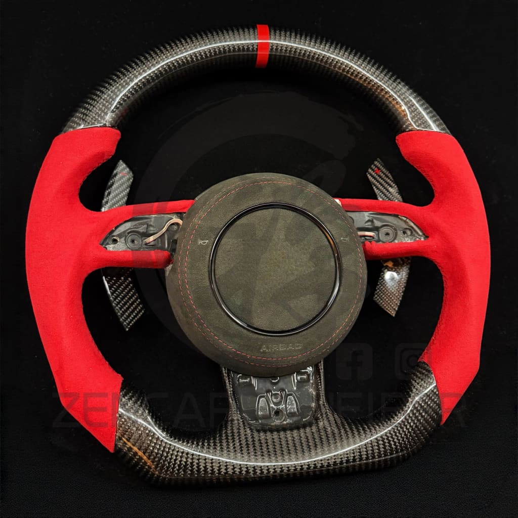 2012-2016 Audi B8.5/8V A3/S3/RS3, A4/S4/RS4, A5/S5/RS5 Carbon Fiber Steering Wheel