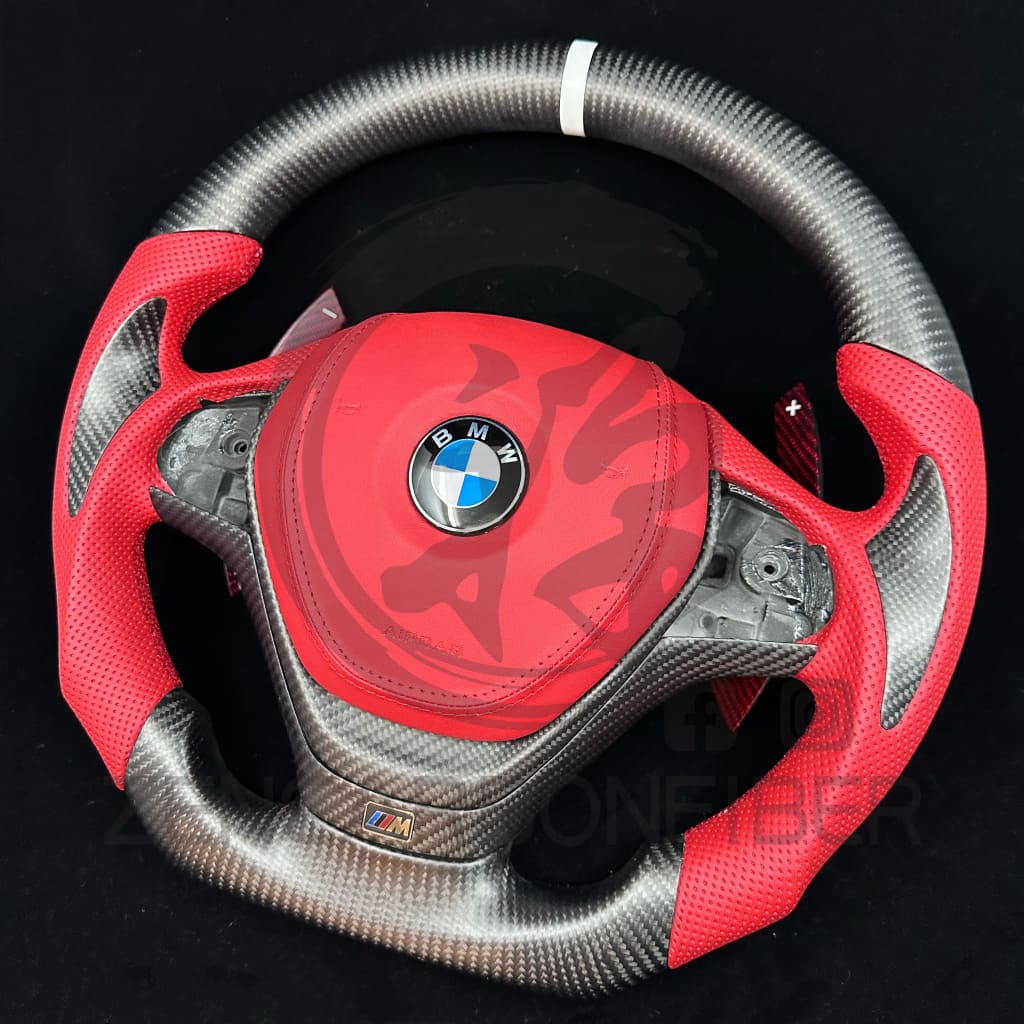 2012-2018 BMW F2X/F3X 2/3/4-series Carbon Fiber Steering Wheel