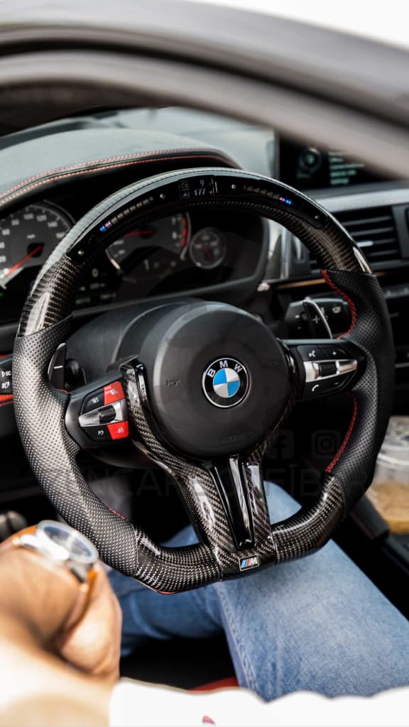 BMW F2X/F3X/F8X/F1X Carbon Fiber Steering Wheel