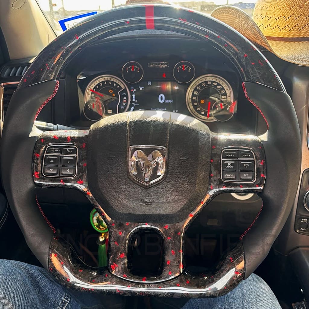 2012-2018 Dodge RAM Carbon Fiber Steering Wheel