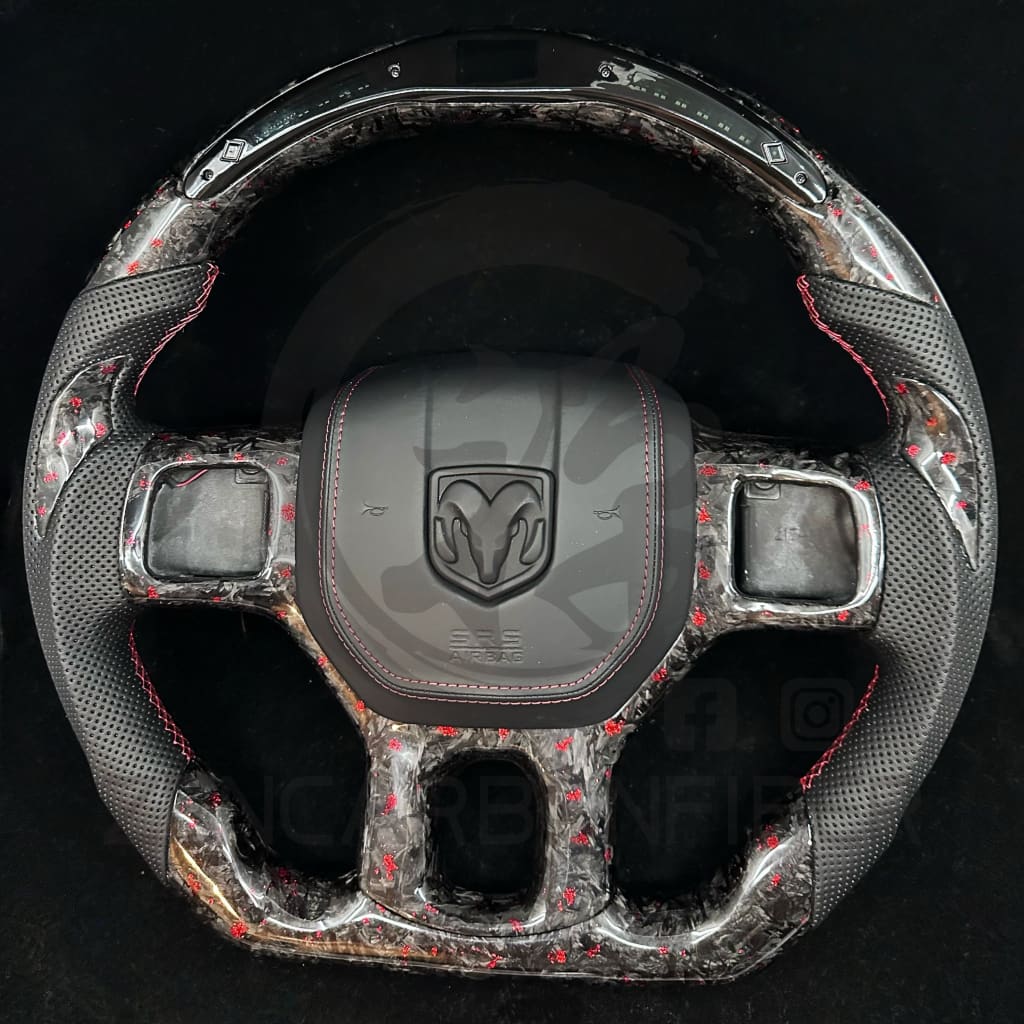 2012-2018 Dodge RAM Carbon Fiber Steering Wheel
