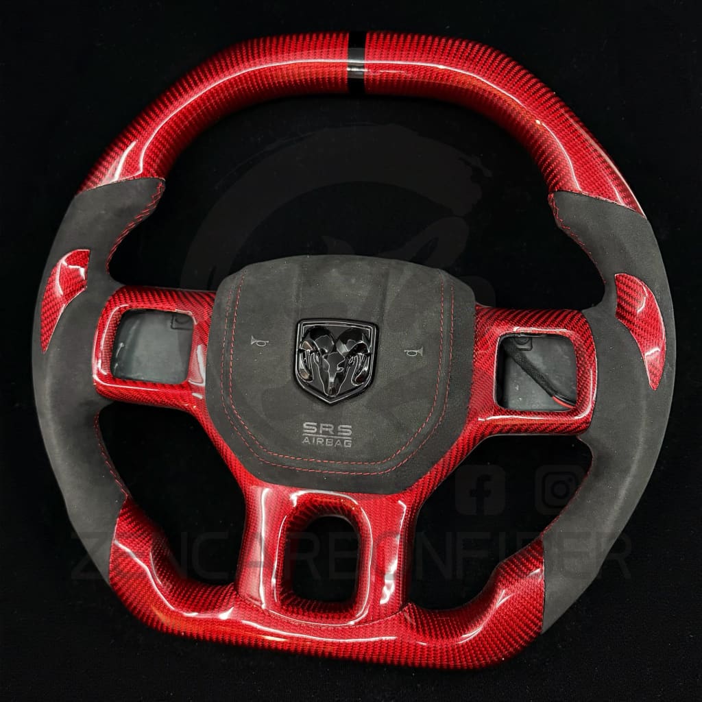 2012-2018 Dodge RAM Carbon Fiber Steering Wheel