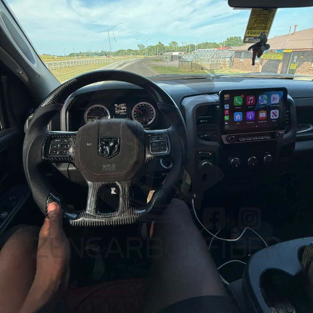 2012-2018 Dodge RAM Carbon Fiber Steering Wheel
