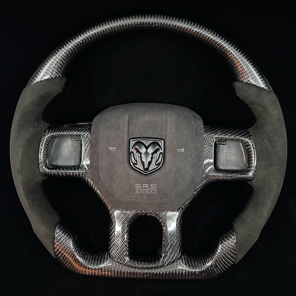 2012-2018 Dodge RAM Carbon Fiber Steering Wheel