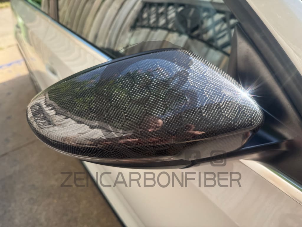 2012-2018 MK6 Jetta Carbon Fiber Mirror Caps Replacements