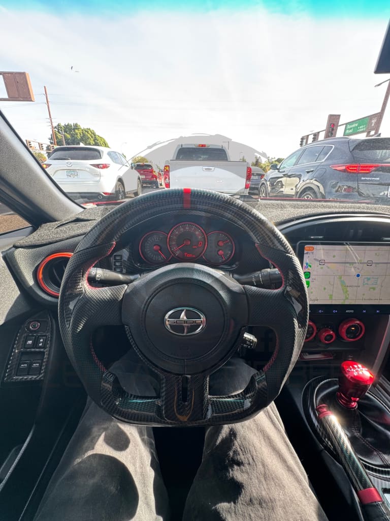 2013-2016 Scion FRS/Subaru BRZ/ Carbon Fiber Steering Wheel