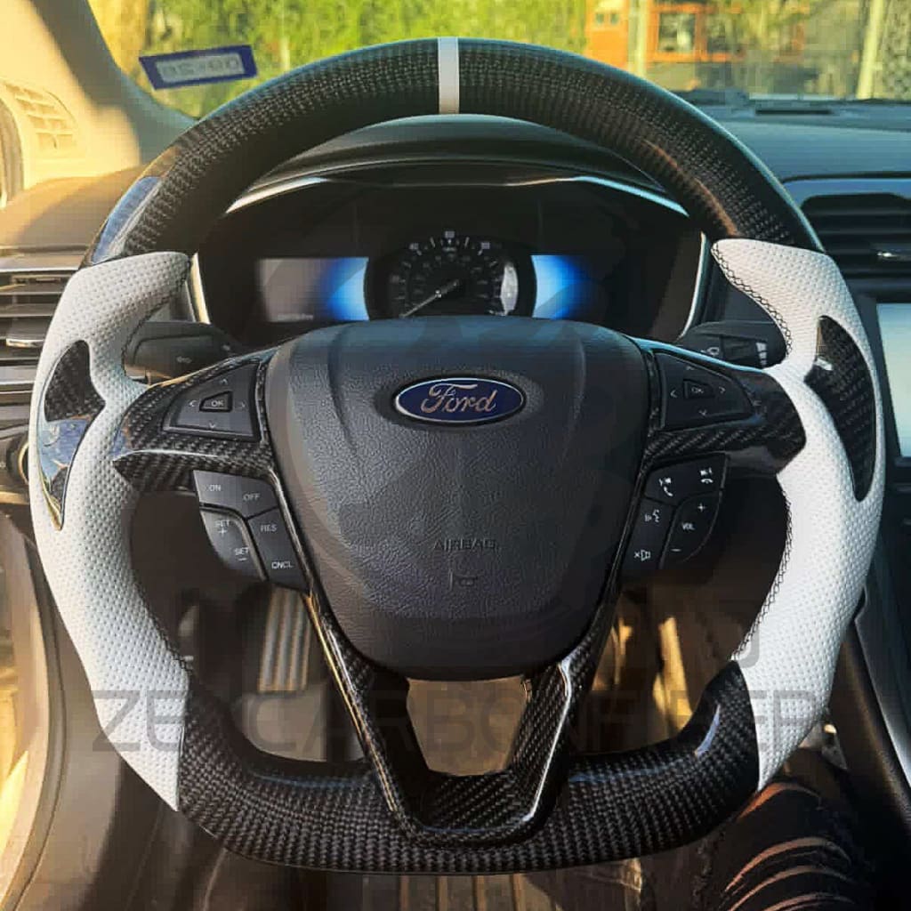 2013-2020 Ford Fusion/Edge Carbon Fiber Steering Wheel
