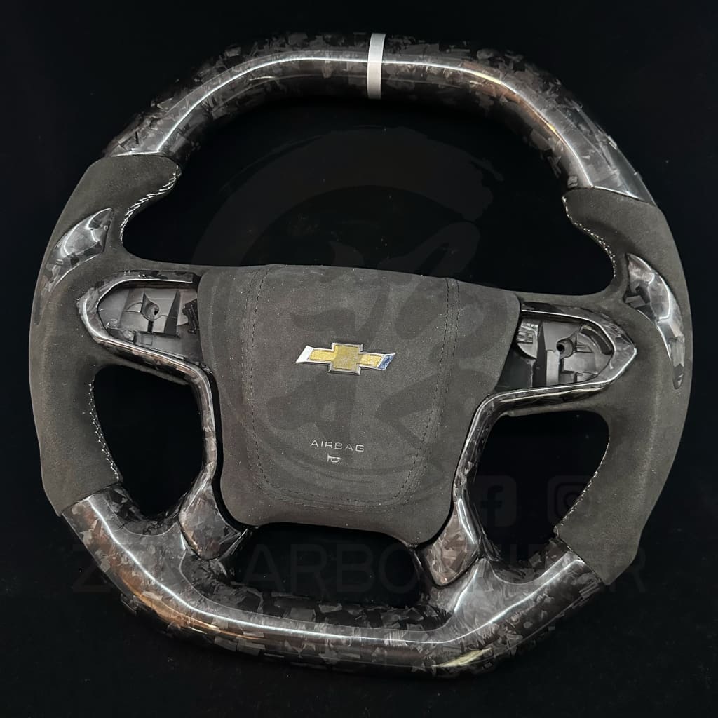 2014-2018 Chevrolet Silverado/Suburban/Tahoe Carbon Fiber Steering Wheel