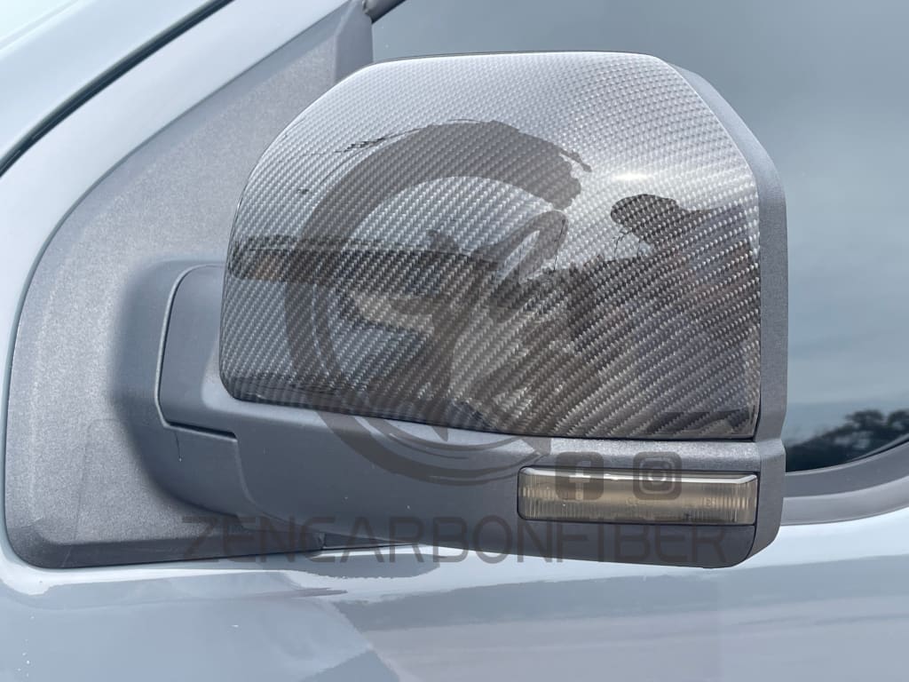2015-2020 Ford F150/Raptor Carbon Fiber Mirror Caps Covers