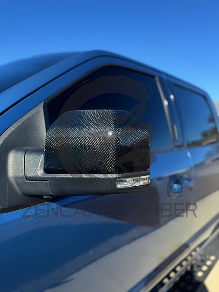 2015-2020 Ford F150/Raptor Carbon Fiber Mirror Caps Covers
