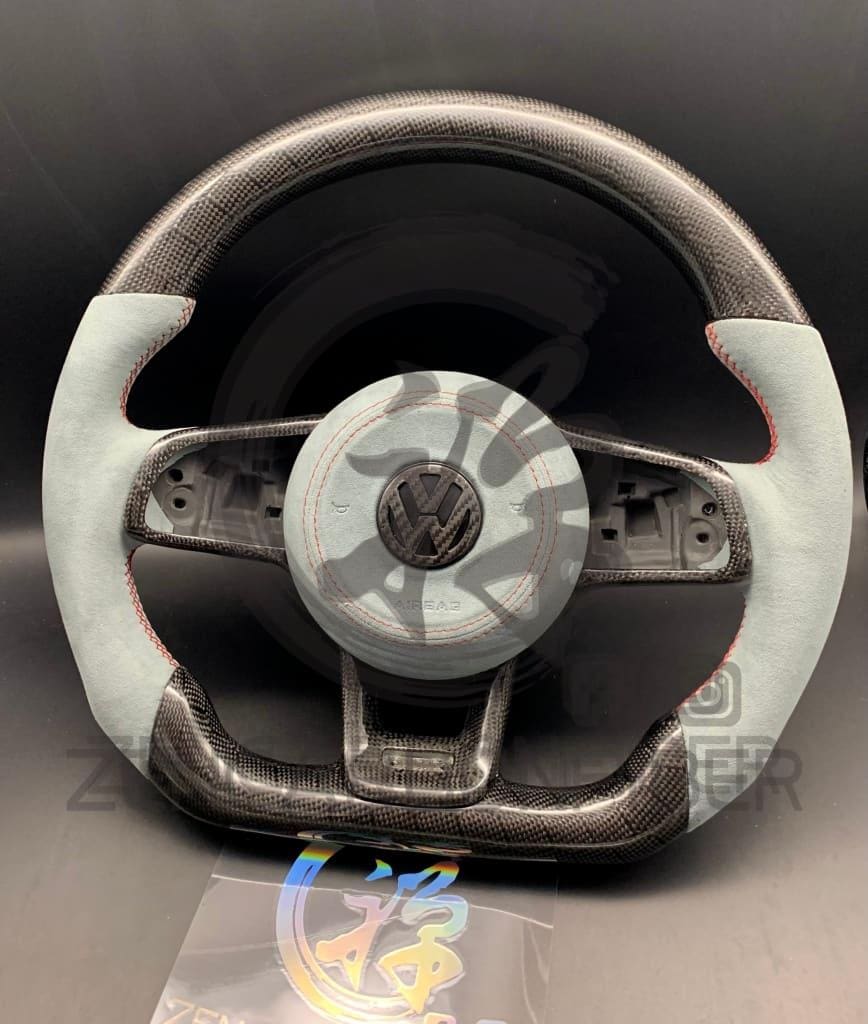 2015-2021 Volkswagen/VW Golf MK7 GTI/R/Jetta GLI Carbon Fiber Steering Wheel