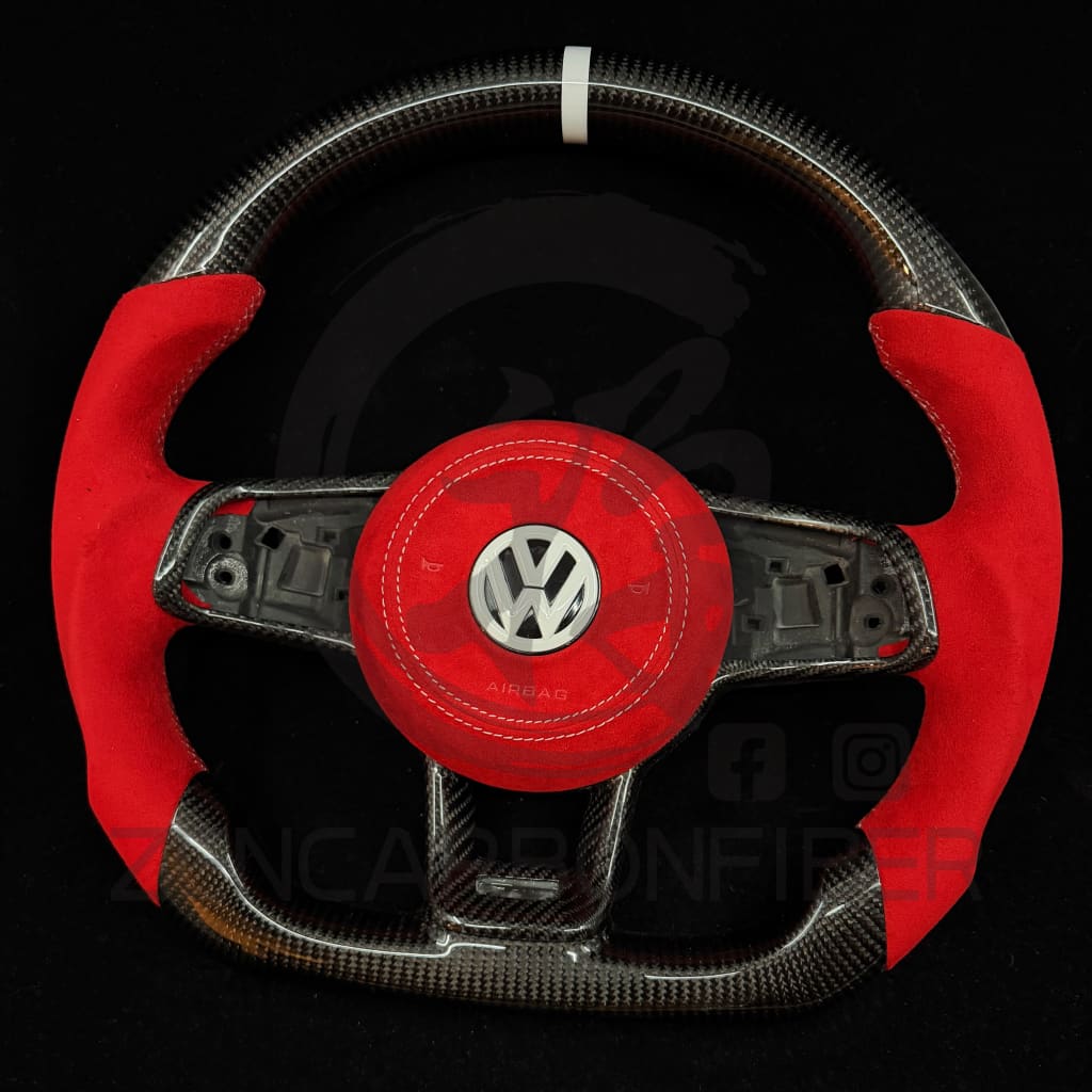 2015-2021 Volkswagen/VW Golf MK7 GTI/R/Jetta GLI Carbon Fiber Steering Wheel