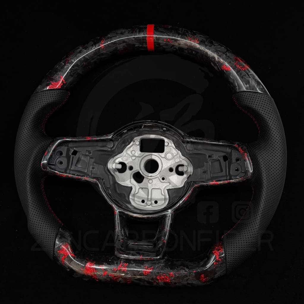 2015-2021 Volkswagen/VW Golf MK7 GTI/R/Jetta GLI Carbon Fiber Steering Wheel