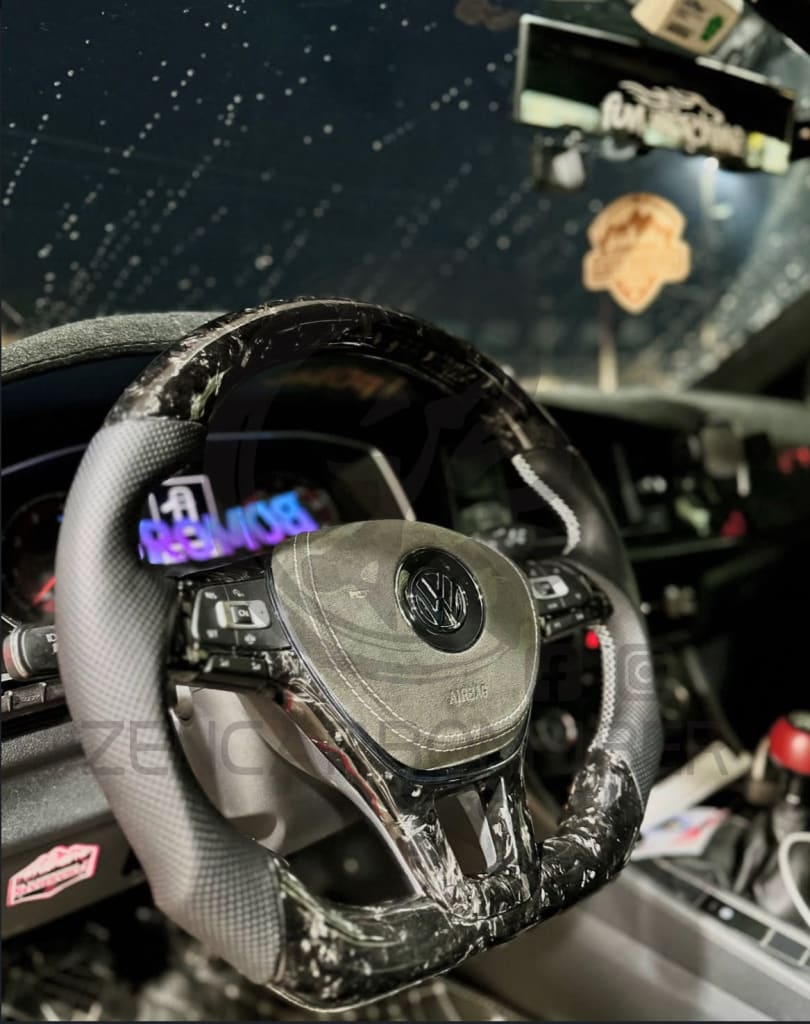 2015-2021 Volkswagen/VW MK7 Golf/Jetta/Passat Carbon Fiber Steering Wheel