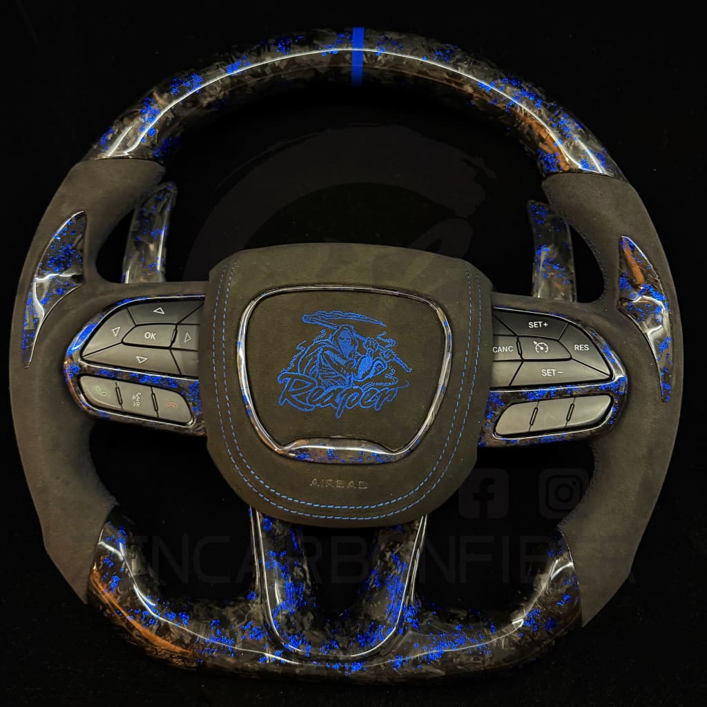 2015-2023 Dodge Charger/Challenger/Durango/WK2 Jeep SRT/Trackhawk Carbon Fiber Steering Wheel