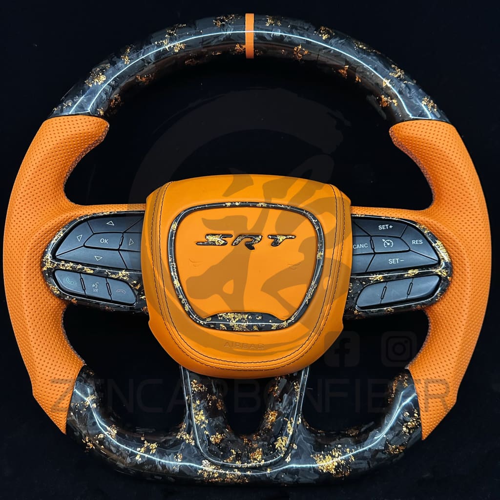 2015-2023 Dodge Charger/Challenger/Durango/WK2 Jeep SRT/Trackhawk Carbon Fiber Steering Wheel