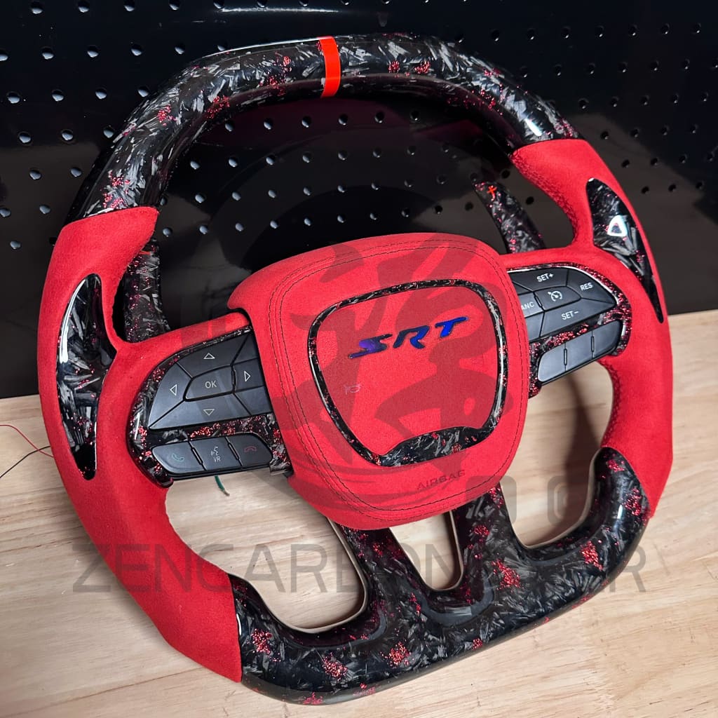 2015-2023 Dodge Charger/Challenger/Durango/WK2 Jeep SRT/Trackhawk Carbon Fiber Steering Wheel