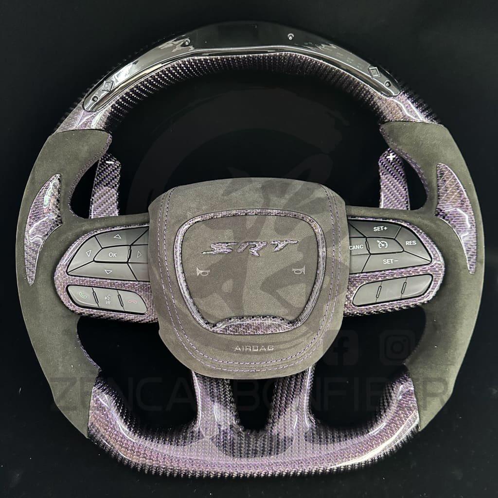 2015-2023 Dodge Charger/Challenger/Durango/WK2 Jeep SRT/Trackhawk Carbon Fiber Steering Wheel