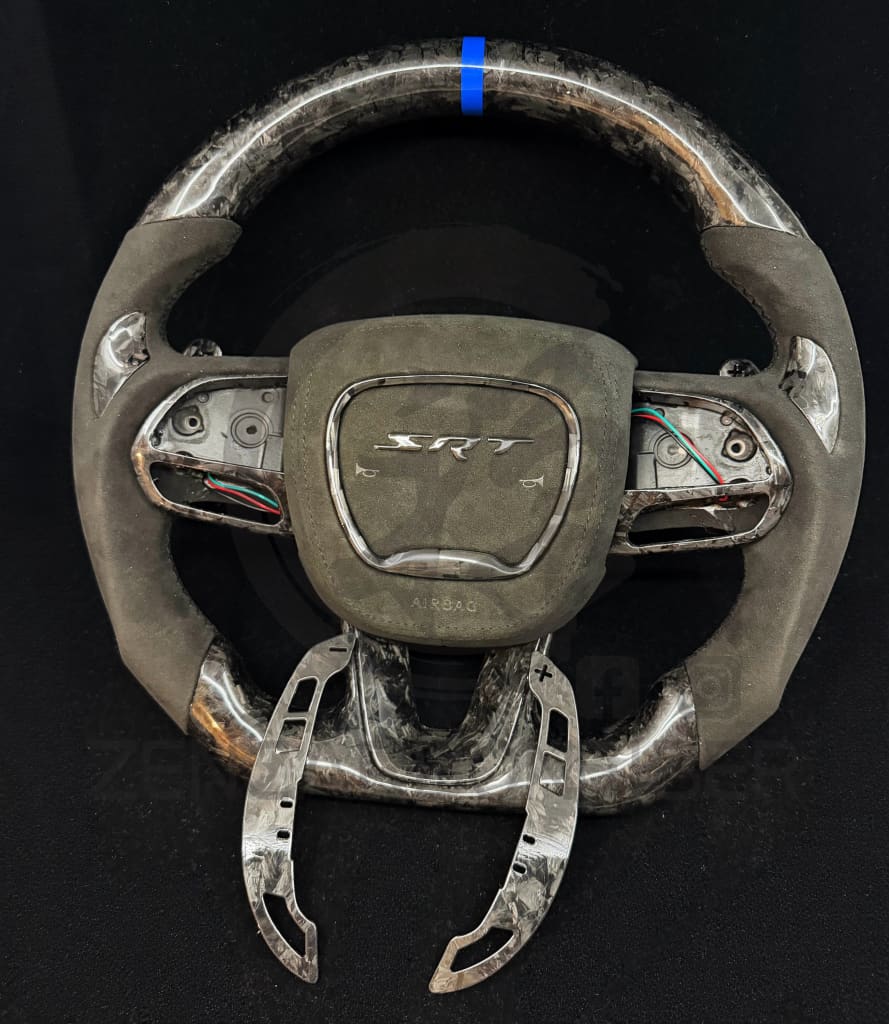 2015-2023 Dodge Charger/Challenger/Durango/WK2 Jeep SRT/Trackhawk Carbon Fiber Steering Wheel
