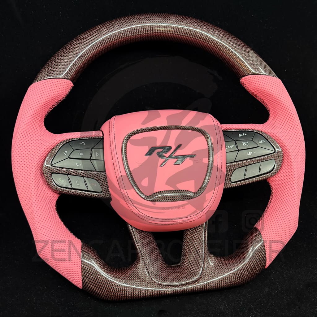 2015-2023 Dodge Charger/Challenger/Durango/WK2 Jeep SRT/Trackhawk Carbon Fiber Steering Wheel