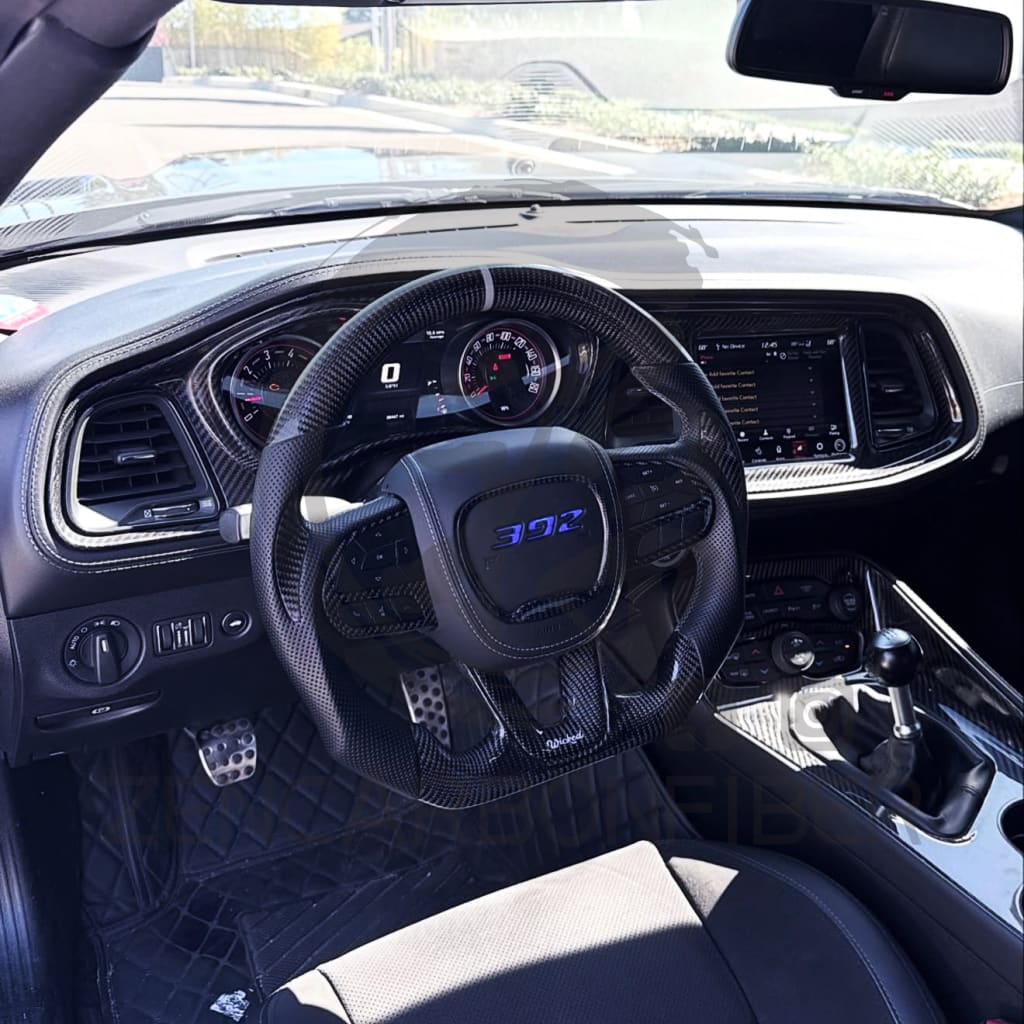 2015-2023 Dodge Charger/Challenger/Durango/WK2 Jeep SRT/Trackhawk Carbon Fiber Steering Wheel