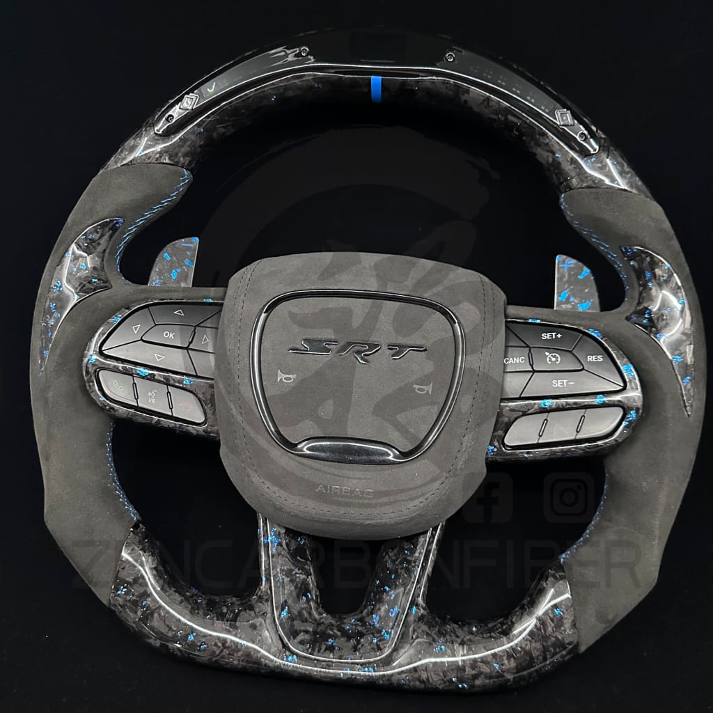 2015-2023 Dodge Charger/Challenger/Durango/WK2 Jeep SRT/Trackhawk Carbon Fiber Steering Wheel