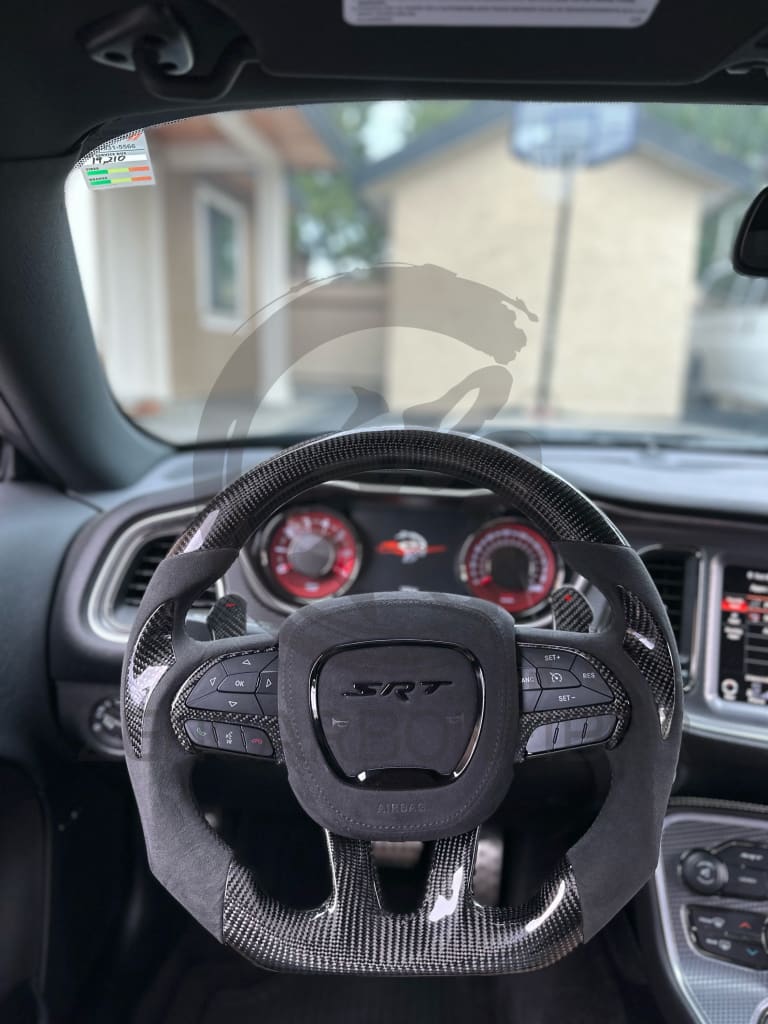 2015-2023 Dodge Charger/Challenger/Durango/WK2 Jeep SRT/Trackhawk Carbon Fiber Steering Wheel