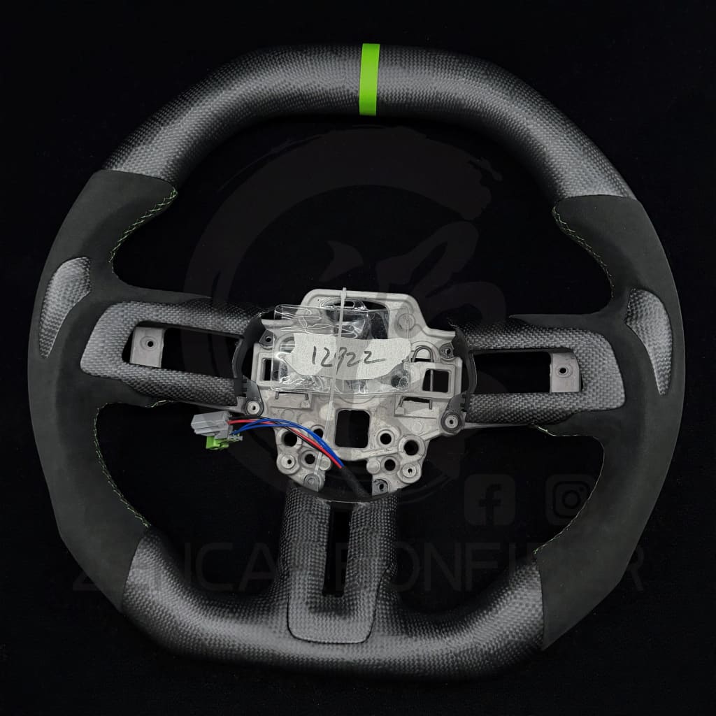 2015-2023 S550 Ford Mustang Carbon Fiber Steering Wheel