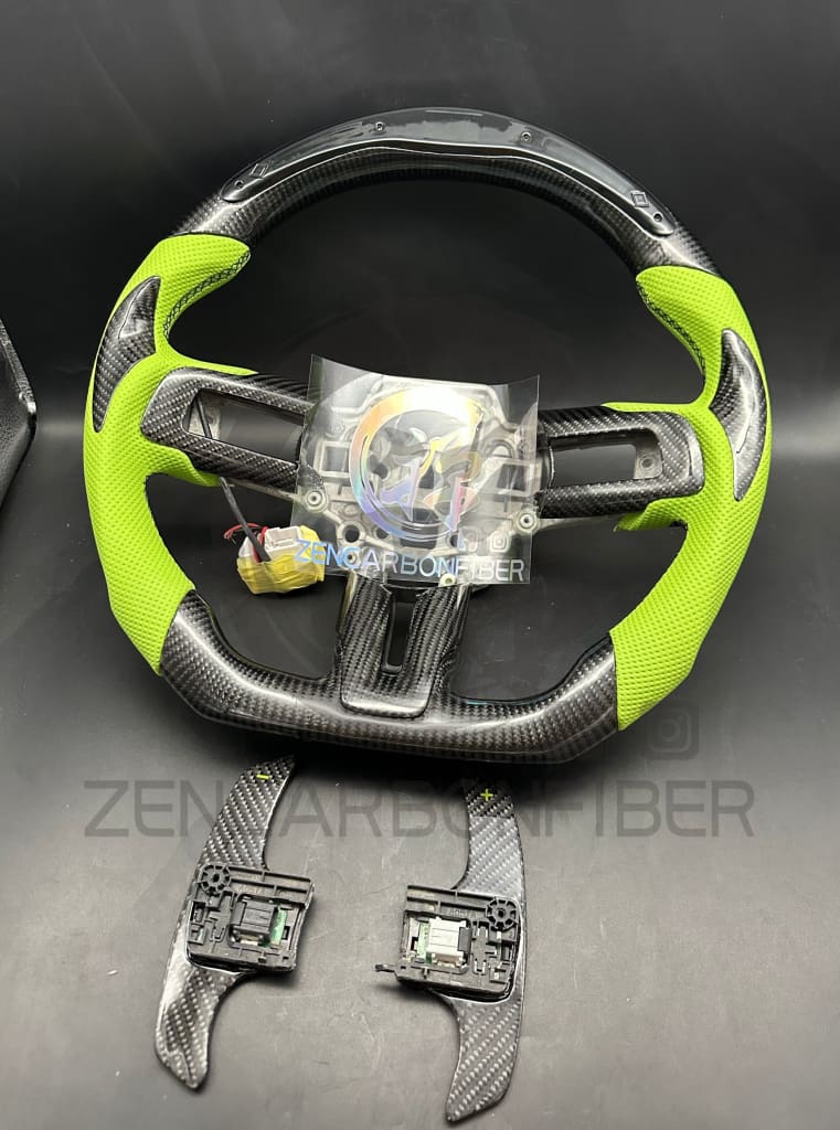 2015-2023 S550 Ford Mustang Carbon Fiber Steering Wheel