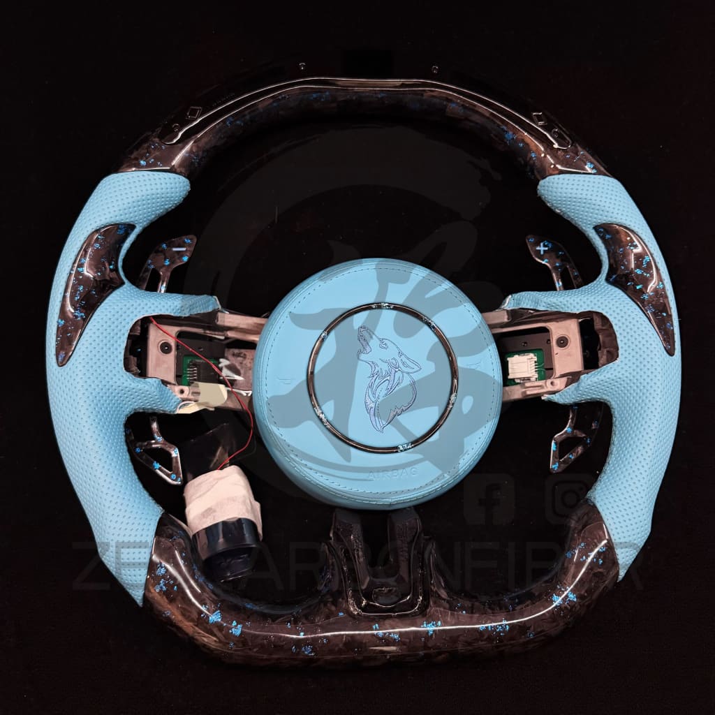 2015-2023 S550 Ford Mustang Carbon Fiber Steering Wheel