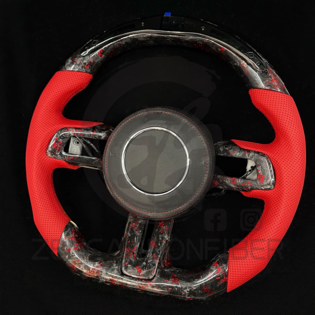 2015-2023 S550 Ford Mustang Carbon Fiber Steering Wheel