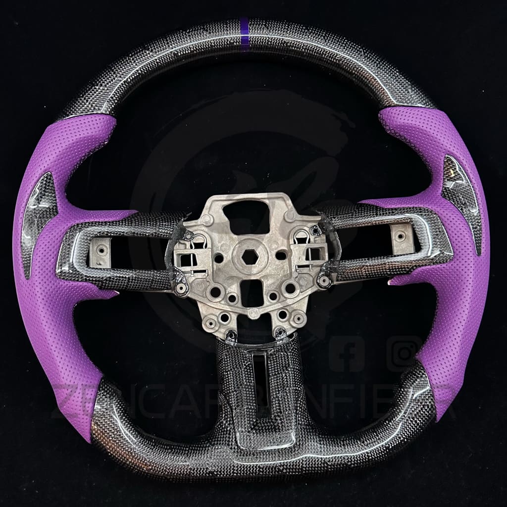 2015-2023 S550 Ford Mustang Carbon Fiber Steering Wheel
