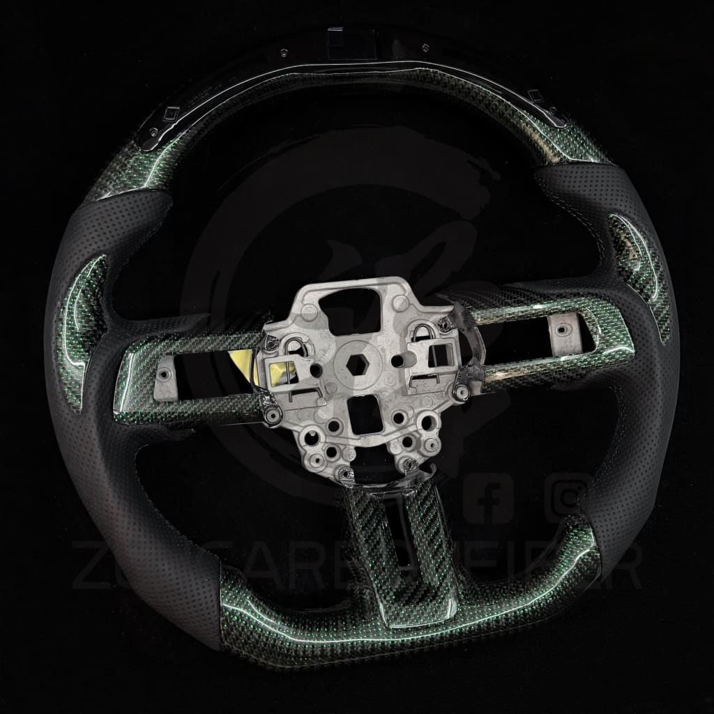 2015-2023 S550 Ford Mustang Carbon Fiber Steering Wheel