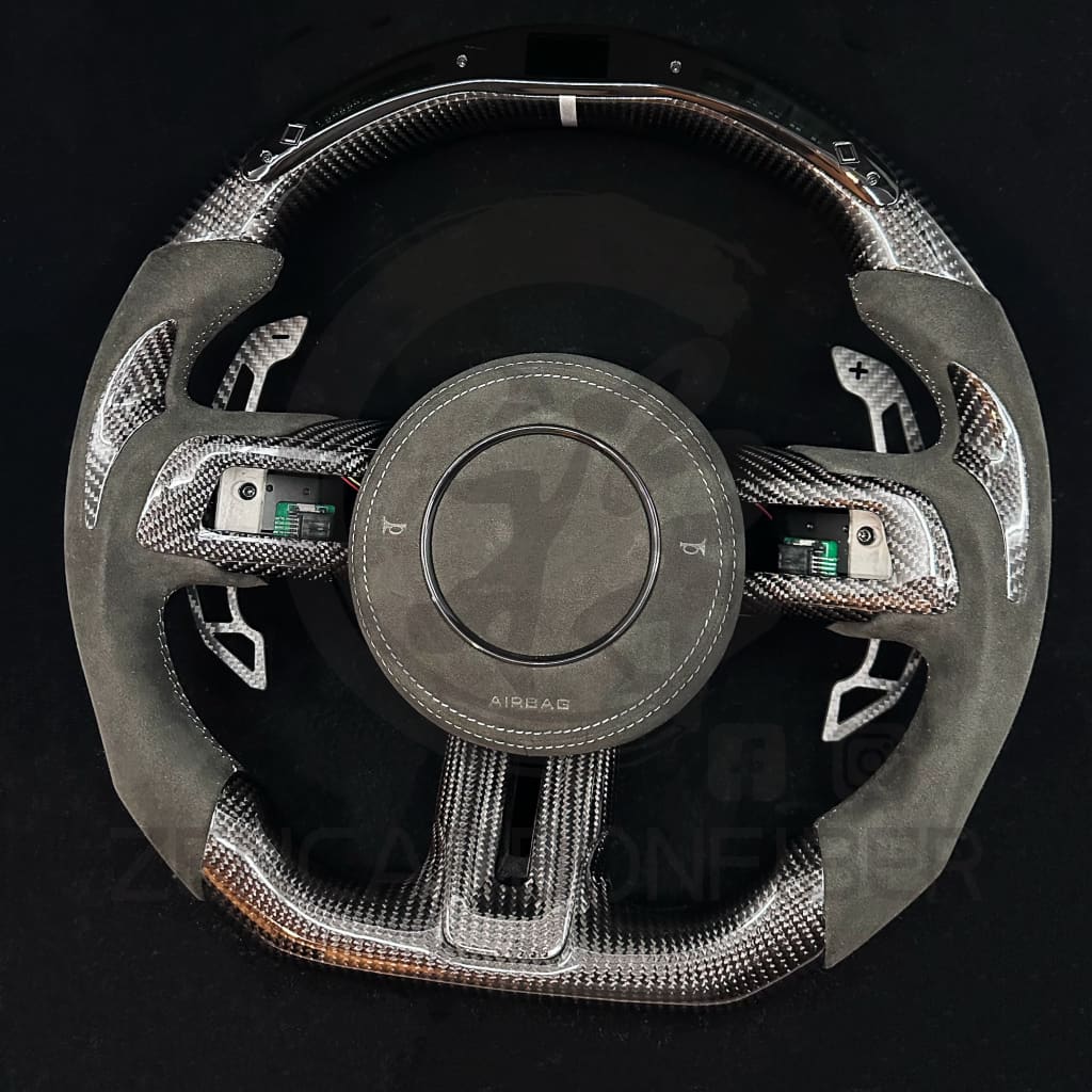 2015-2023 S550 Ford Mustang Carbon Fiber Steering Wheel