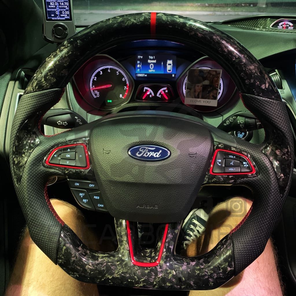 2015+ Ford Focus ST/RS Carbon Fiber Steering Wheel