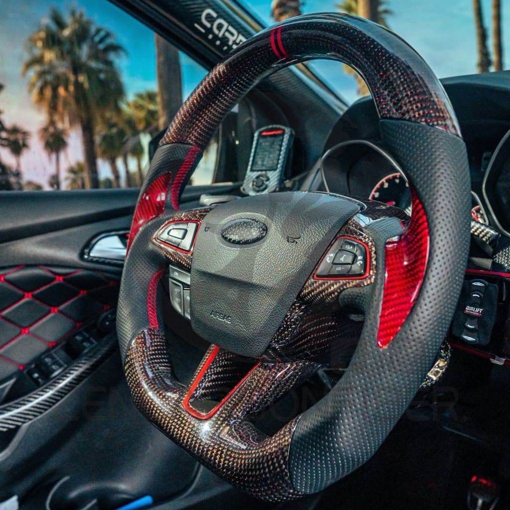 2015+ Ford Focus ST/RS Carbon Fiber Steering Wheel