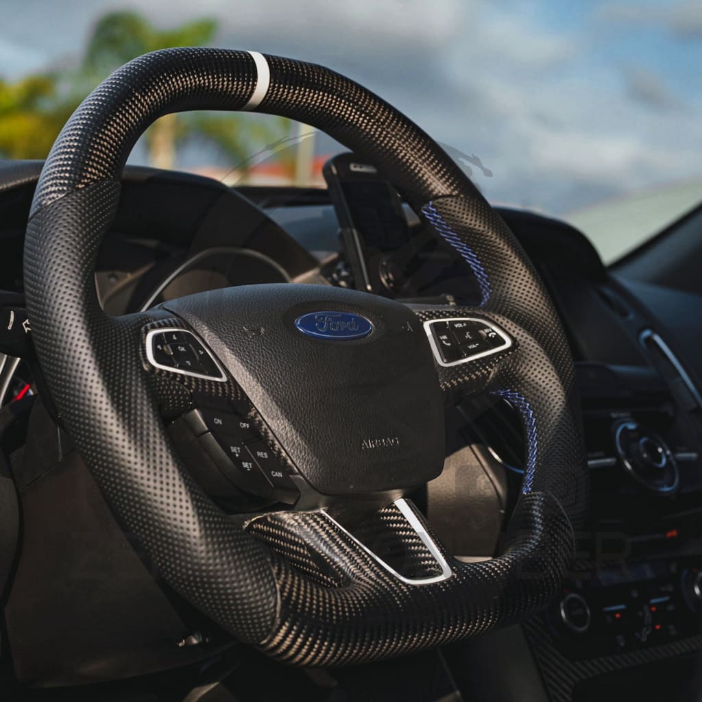 2015+ Ford Focus ST/RS Carbon Fiber Steering Wheel