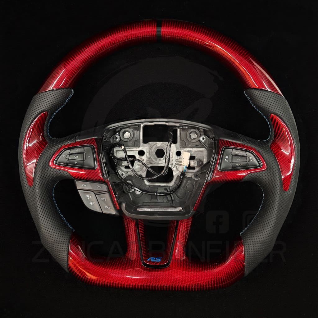 2015+ Ford Focus ST/RS Carbon Fiber Steering Wheel