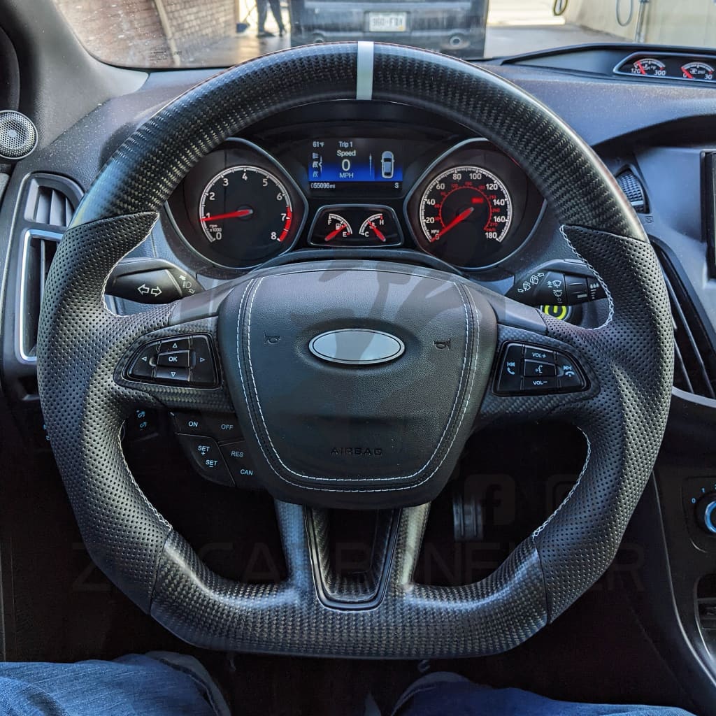 2015+ Ford Focus ST/RS Carbon Fiber Steering Wheel