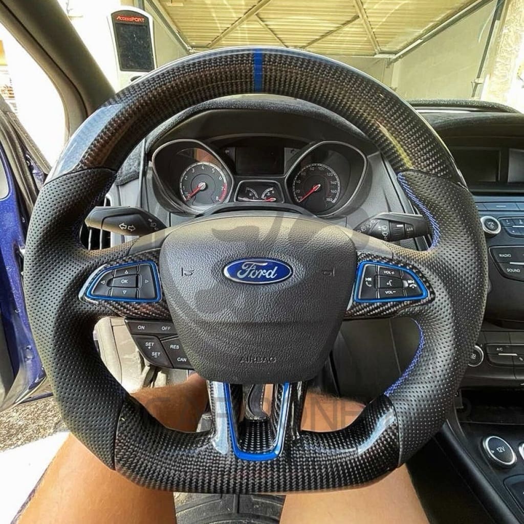 2015+ Ford Focus ST/RS Carbon Fiber Steering Wheel