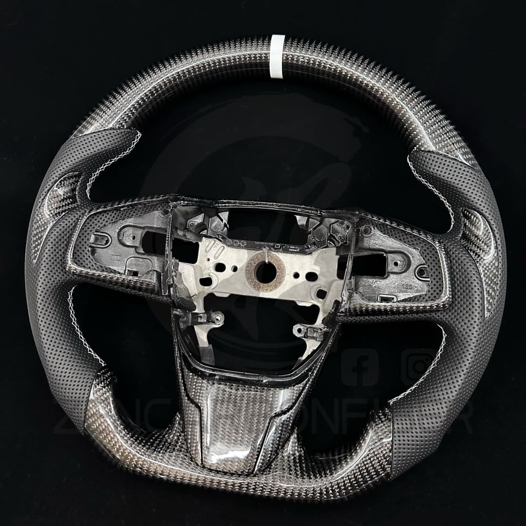 2016-2021 10th Gen Honda Civic Carbon Fiber Steering Wheel