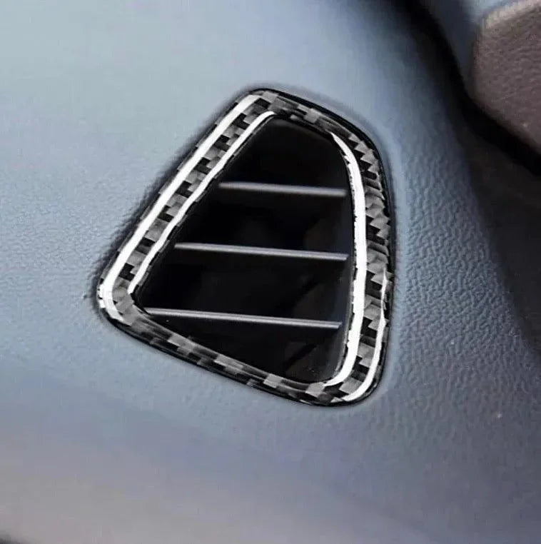 [2pcs] 2016-2024 Camaro Carbon Fiber Dash Air Vent Overlay