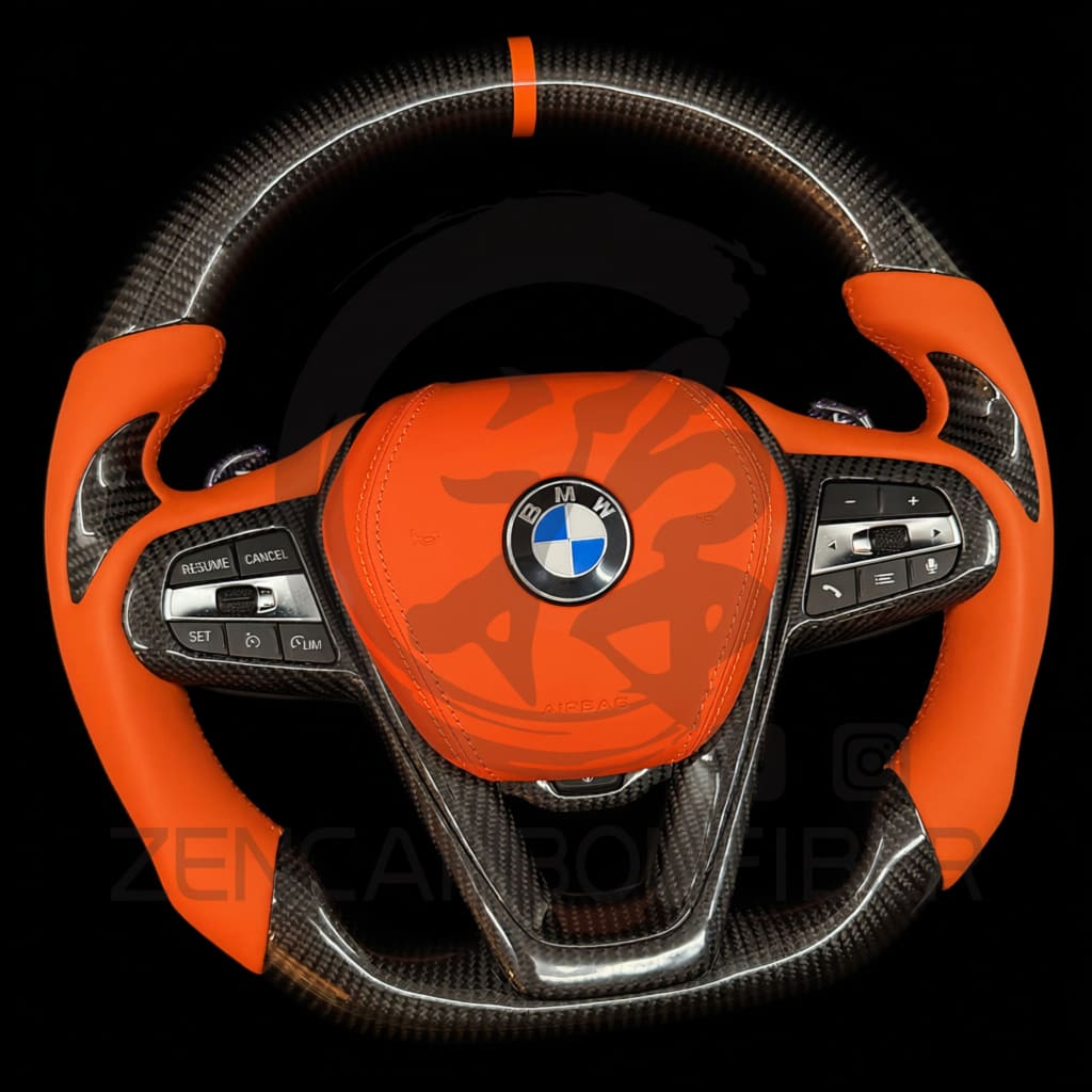 2019-2024 BMW G2X/G30 3/4/5-series Non-M-Sport Carbon Fiber Steering Wheel