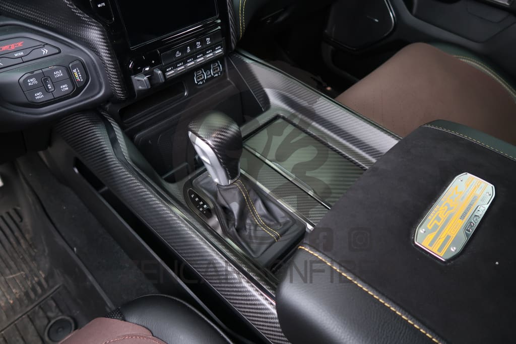2019+ Dodge RAM 1500/TRX Carbon Fiber Center Console Cover