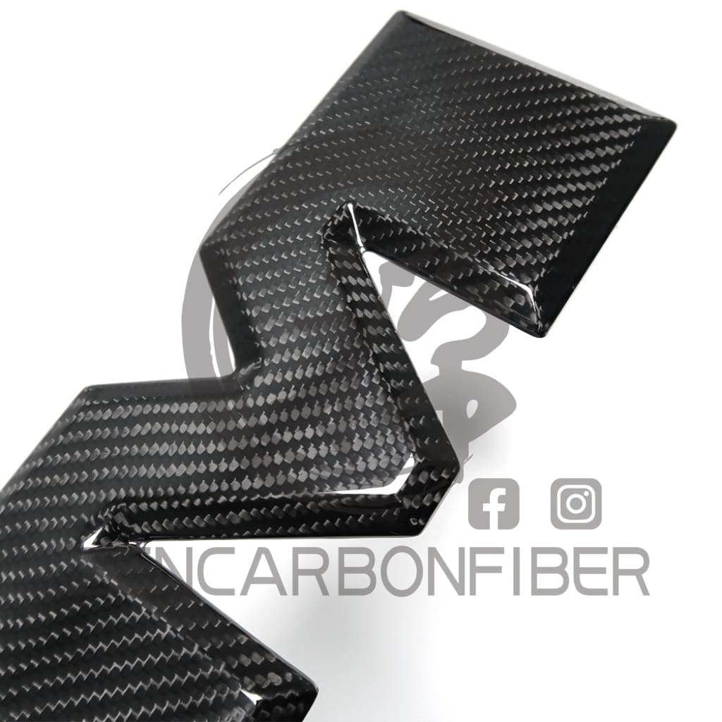 2019+ Dodge RAM 1500/TRX Carbon Fiber Rear Tailgate Emblem Cover