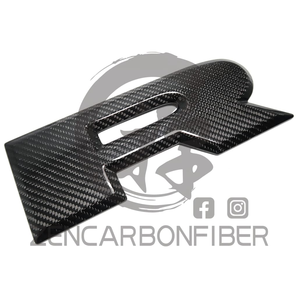 2019+ Dodge RAM 1500/TRX Carbon Fiber Rear Tailgate Emblem Cover