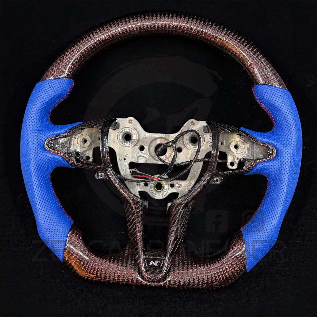 2019+ Hyundai Elantra N/Veloster N/I30 N/Kona N Carbon Fiber Steering Wheel