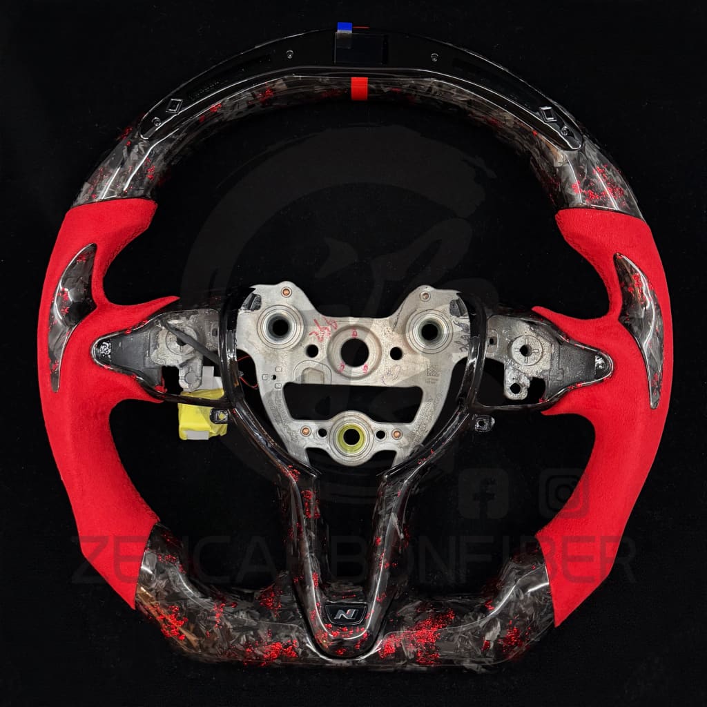 2019+ Hyundai Elantra N/Veloster N/I30 N/Kona N Carbon Fiber Steering Wheel